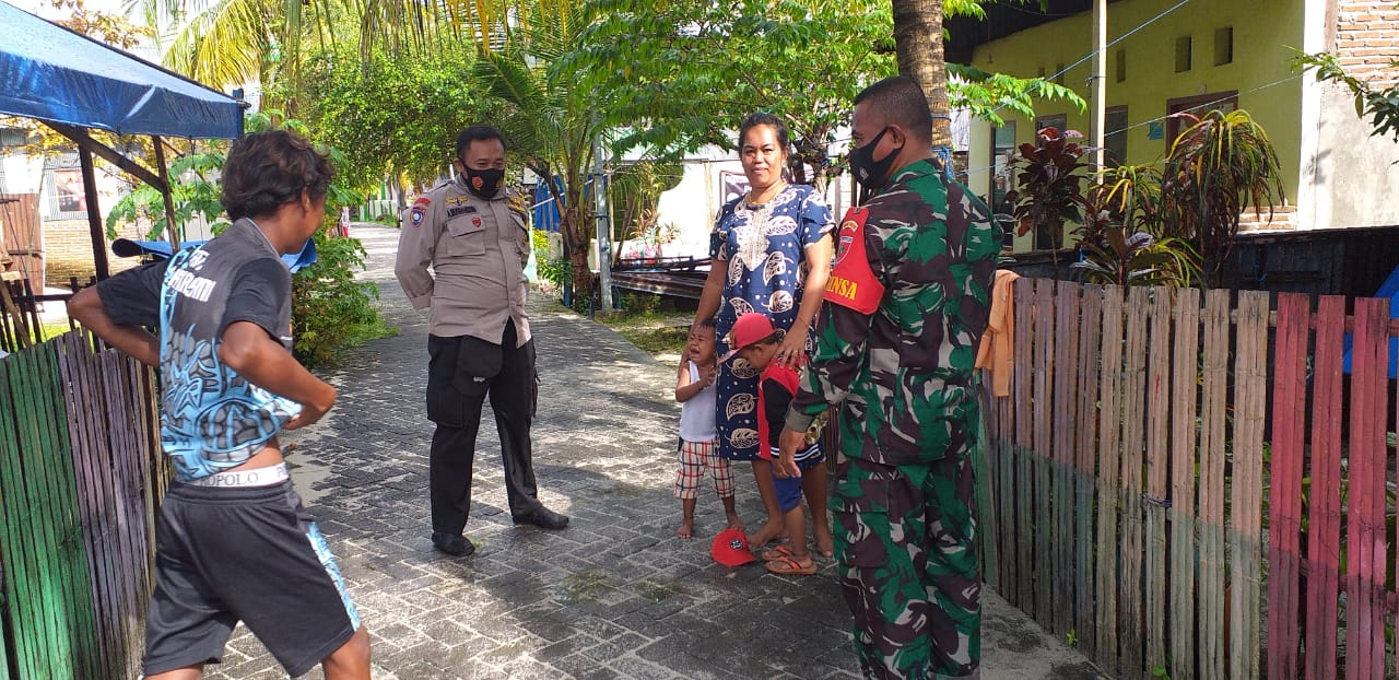 Bhabinkamtibmas dan Babinsa Kompak Sambangi Masyarakat