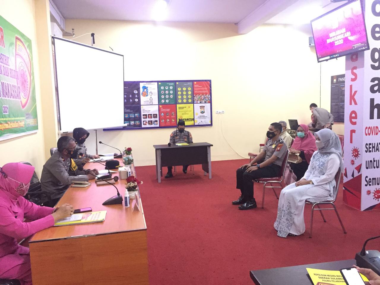 Polres Pelabuhan Makassar Gelar Sidang BPAR Nasehat Pernikahan kepada Anggota Polri