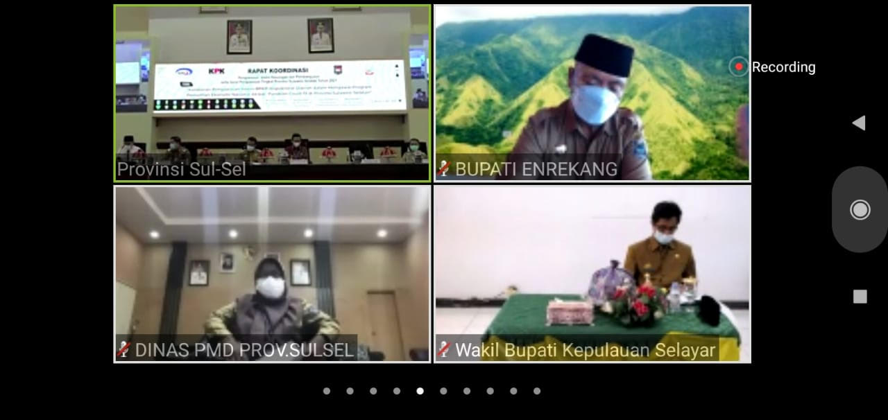 Bupati Bahas Dana PEN Bersama KPK