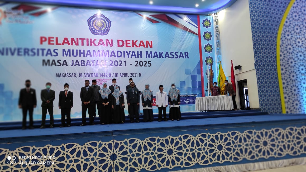 Enam Dekan di Unismuh Dilantik, Dua Oppo