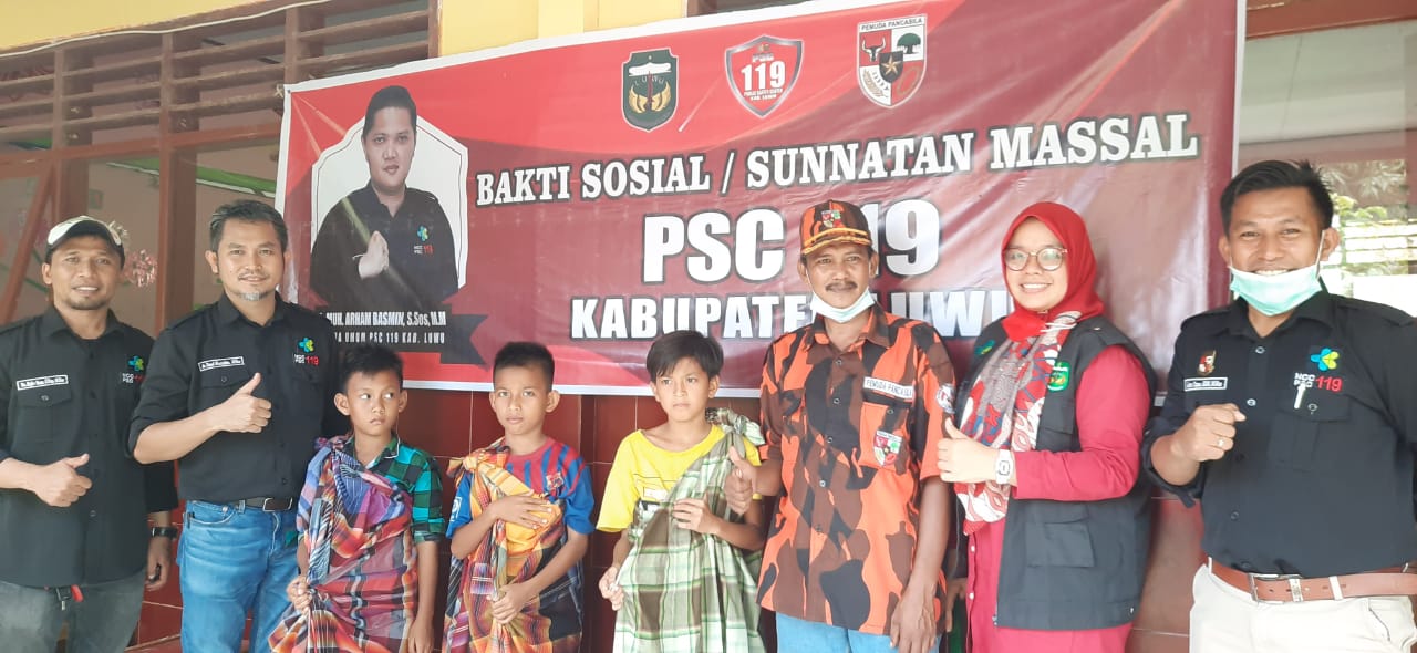 PSC 119 Luwu Gelar Sunatan Massal