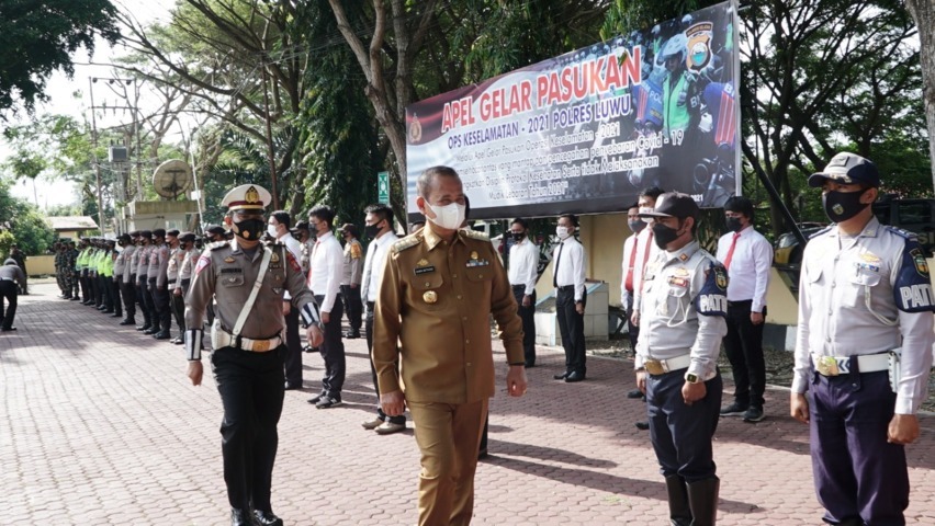 Basmin Pimpin Apel Gelar Pasukan