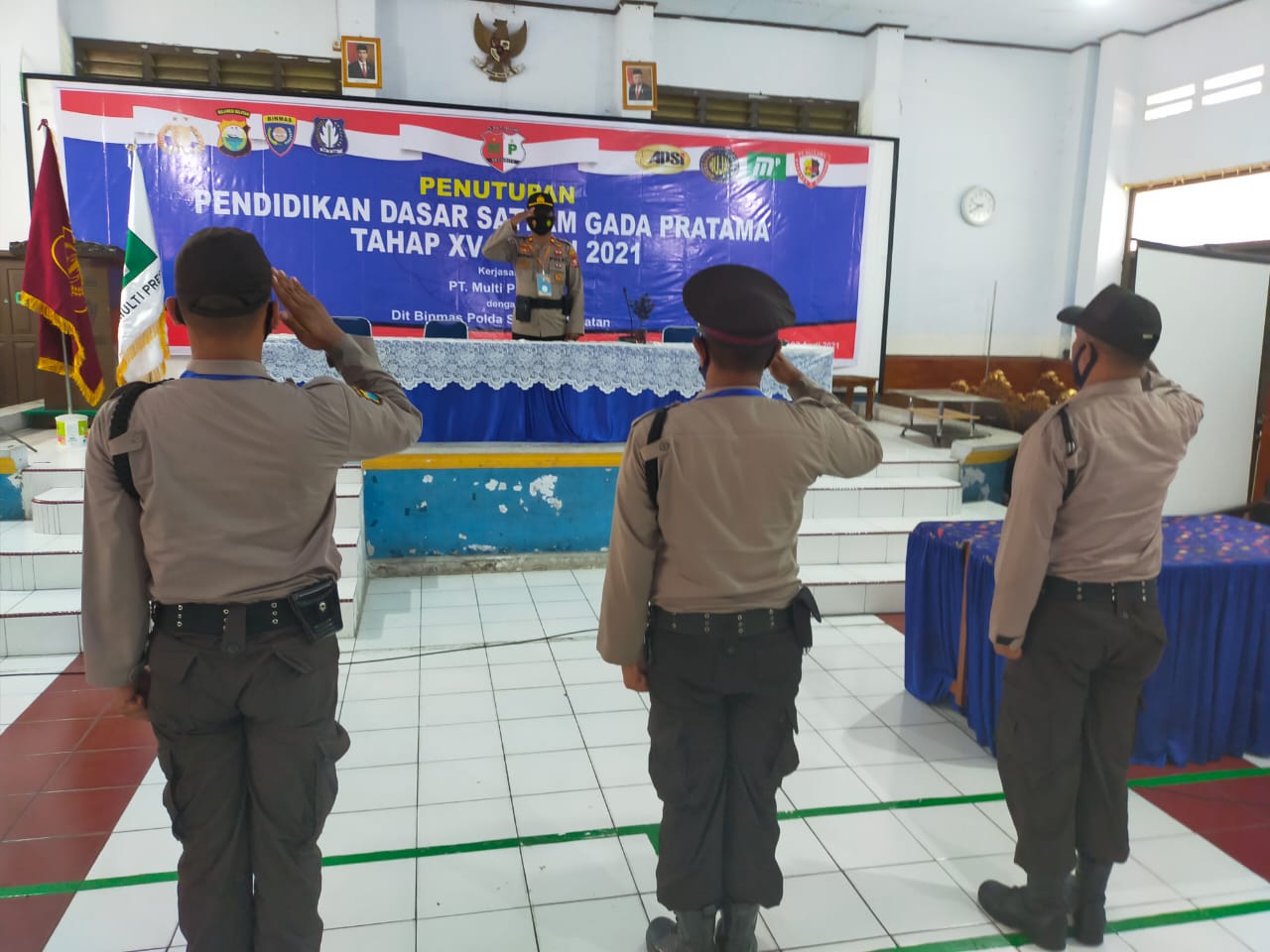 Diksar Satpam Gada Pratama Ditutup