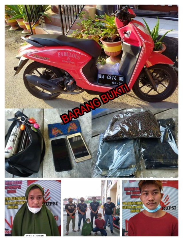Menipu, Pasutri Digiring Masuk Sel
