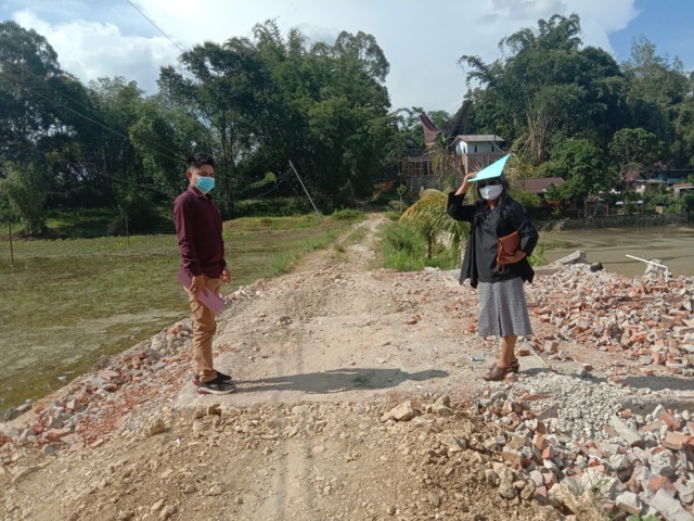 Pemkab Bongkar Paksa Bangunan di Ba’tan
