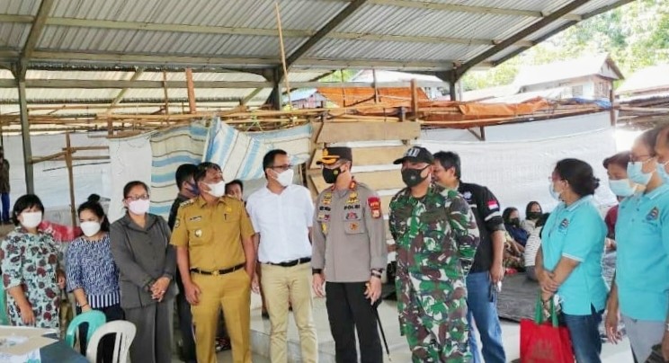 Bupati-Forkopinda Tinjau Korban Kebakaran