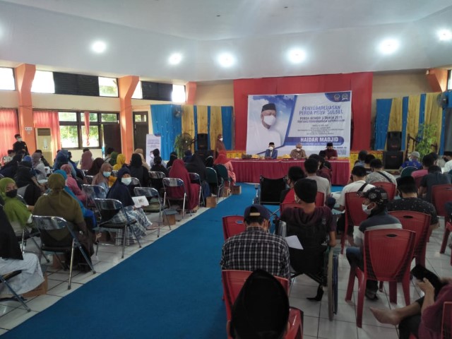 Anggota Haidar Undang Penyandang Disabilitas Dalam Sosialisasi
