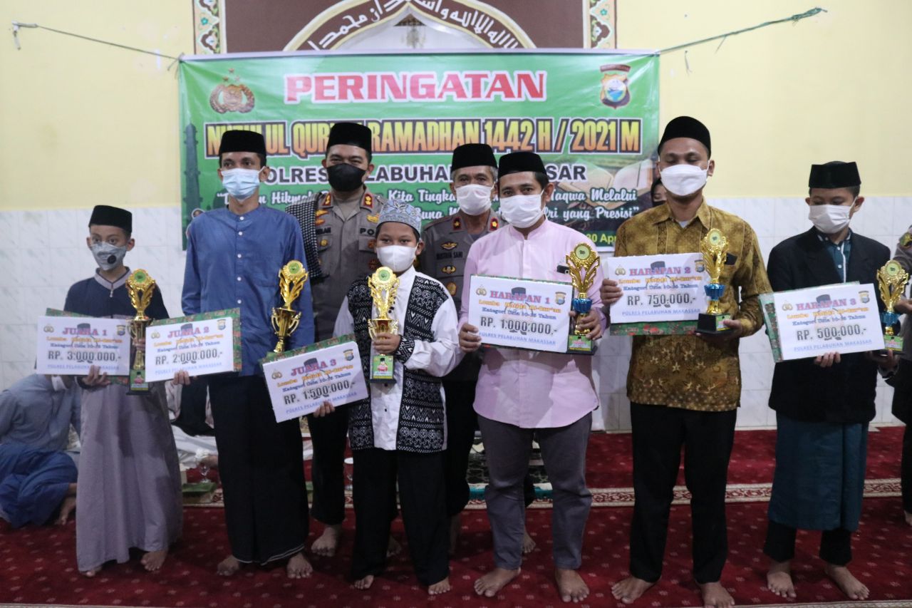 Polres Pelabuhan Makassar, AKBP Kadarislam berikan Hadiah dan Penghargaan