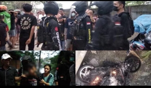 Motor Korban Ikut Dibakar