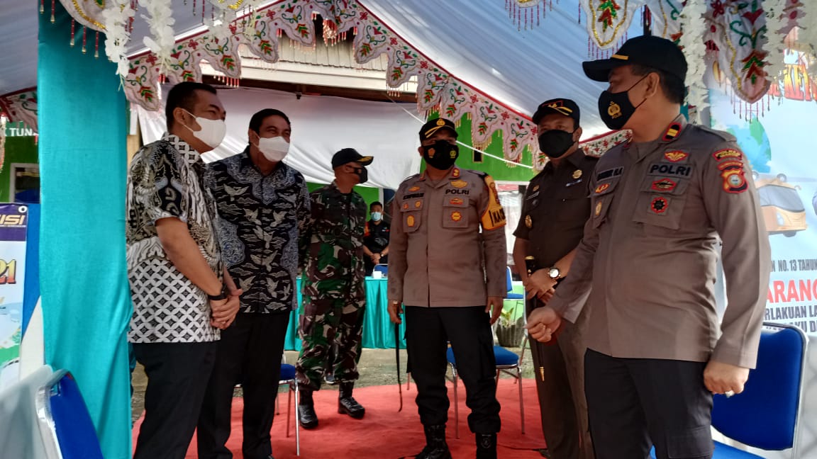 Polres Maros Perpanjang Penyekatan di Perbatasan