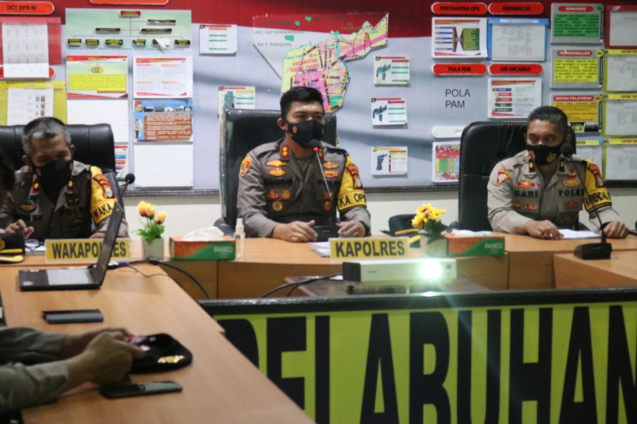 Lat Pra Ops Ketupat Dermaga 2021, Polres Pelabuhan Makassar
