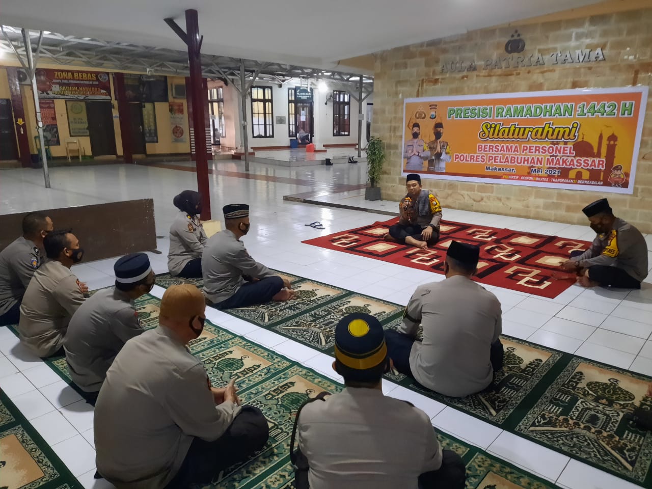 Presisi Ramadhan 1442 Hijriah, Silaturahmi Polres Pelabuhan Makassar