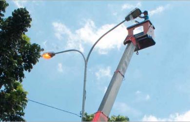 Kabel PJU Dicuri, Dishub Belum Lapor
