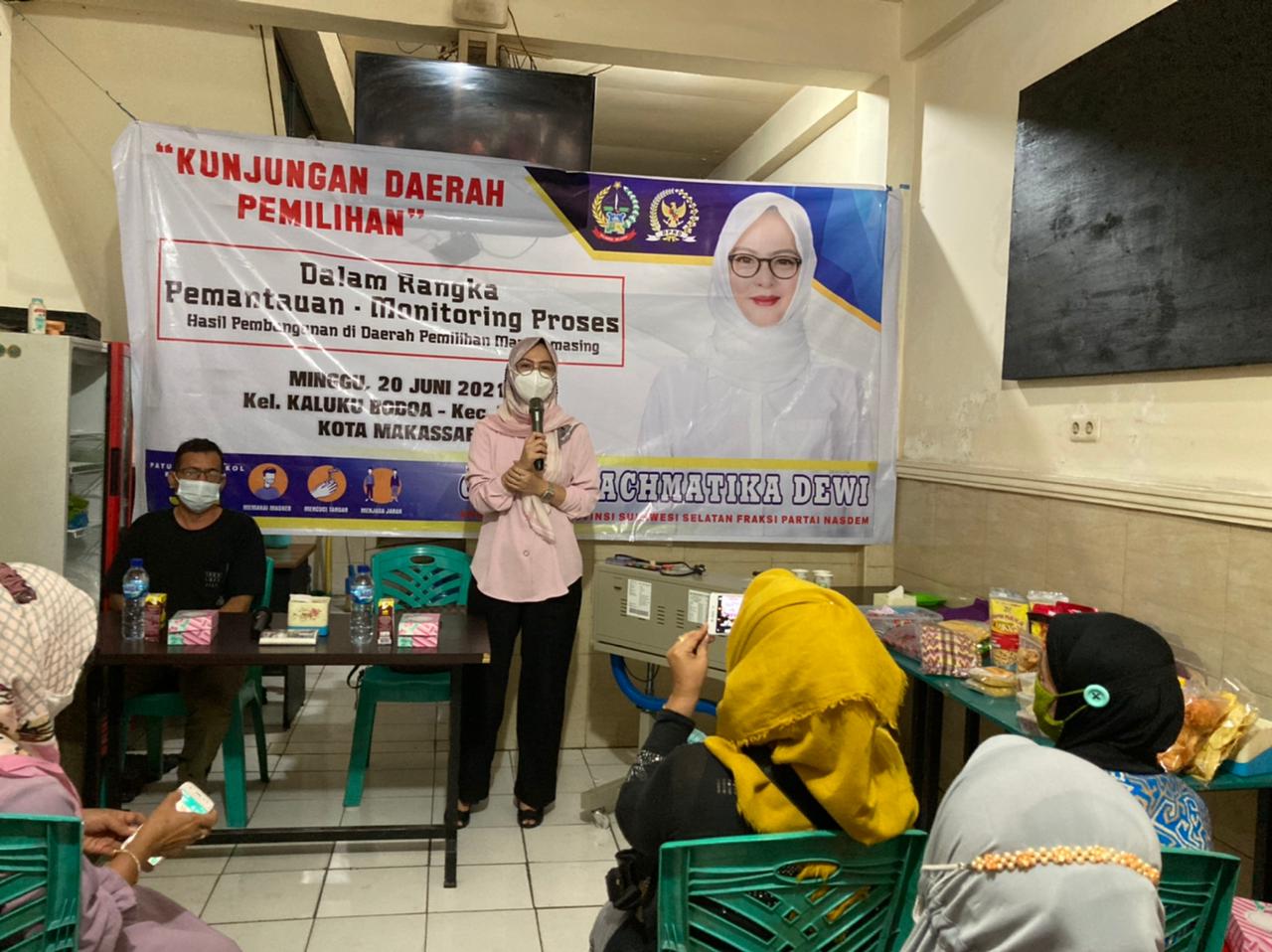 Cicu Monitoring Bantuan Alat Kemasan bagi pelaku UMKM di Tallo