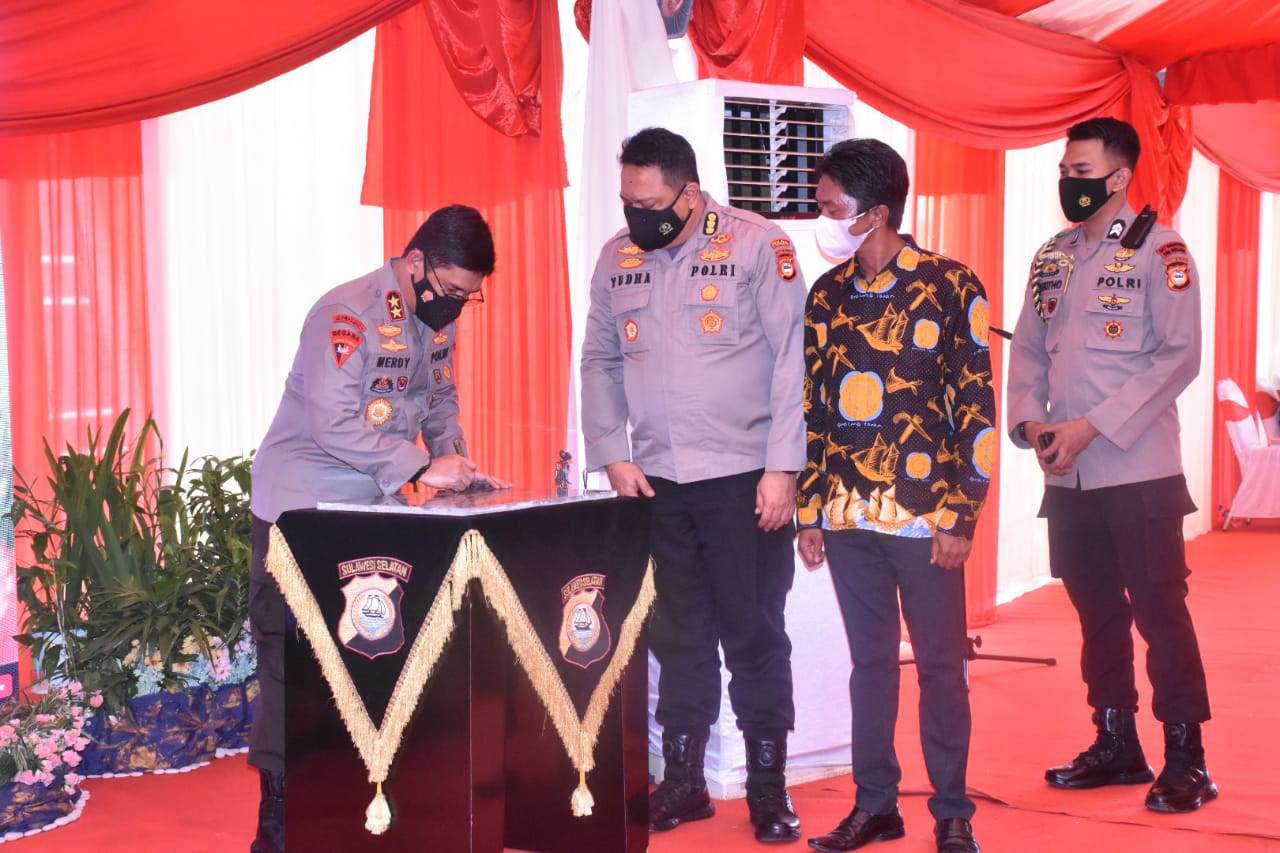 Kapolda Puji Kualitas Bangunan PT Sanusi Karsa Tama