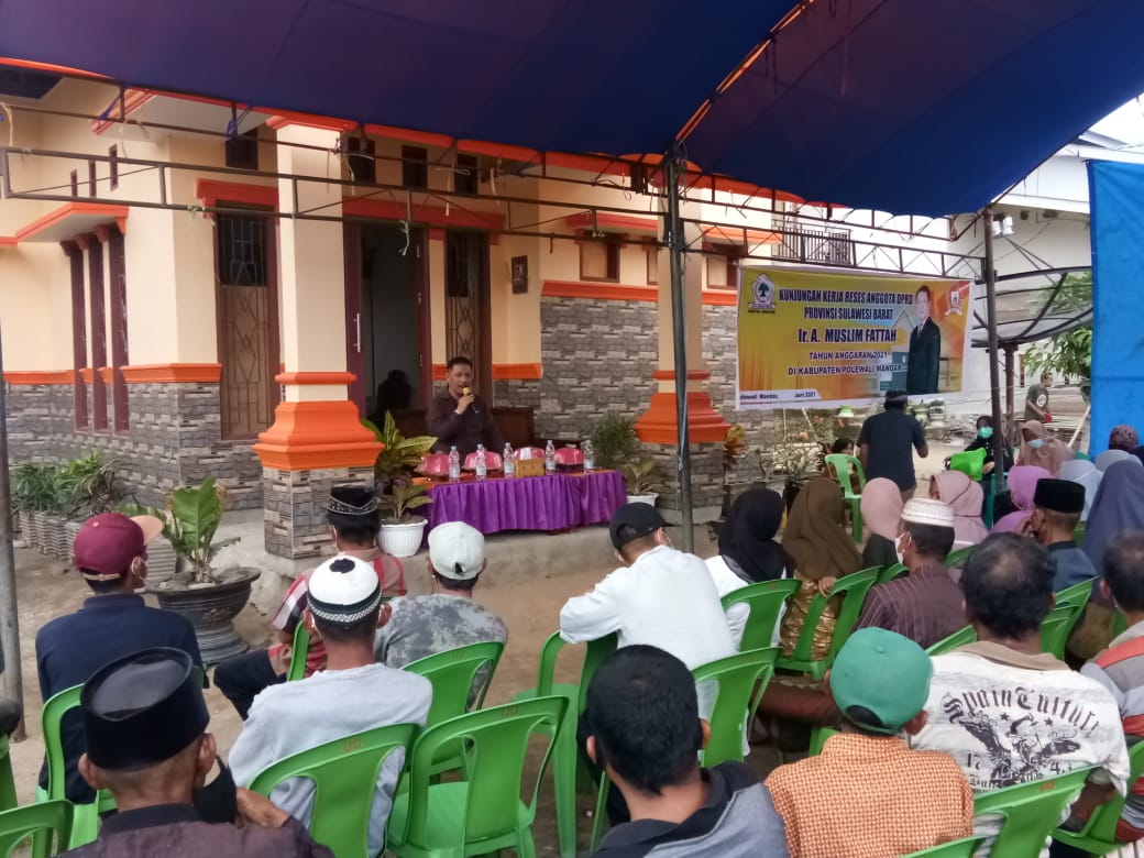 Kunjungi Polman, Muslim Fattah Serap Aspirasi Konstituennya