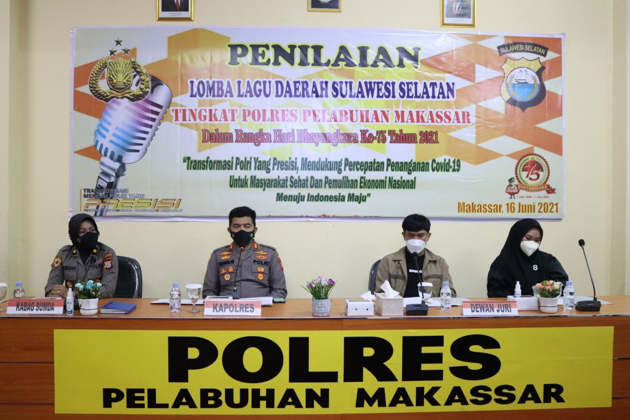 Perlombaan lagu Daerah Sulsel Tingkat Polres Pelabuhan Makassar