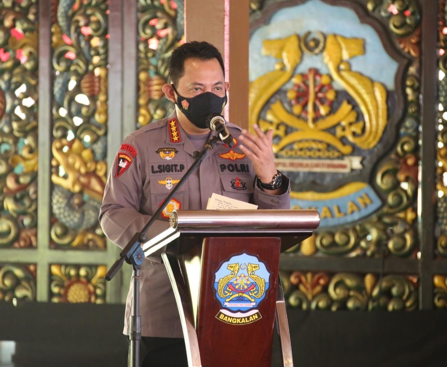 Panglima TNI dan Kapolri Rangkul Tokoh Agama Untuk Tekan Covid-19 di Bangkalan