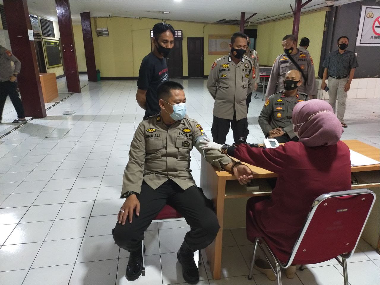 Polres Pelabuhan Makassar lakukan Rikkes guna Antisipasi Sejak Dini Penyakit