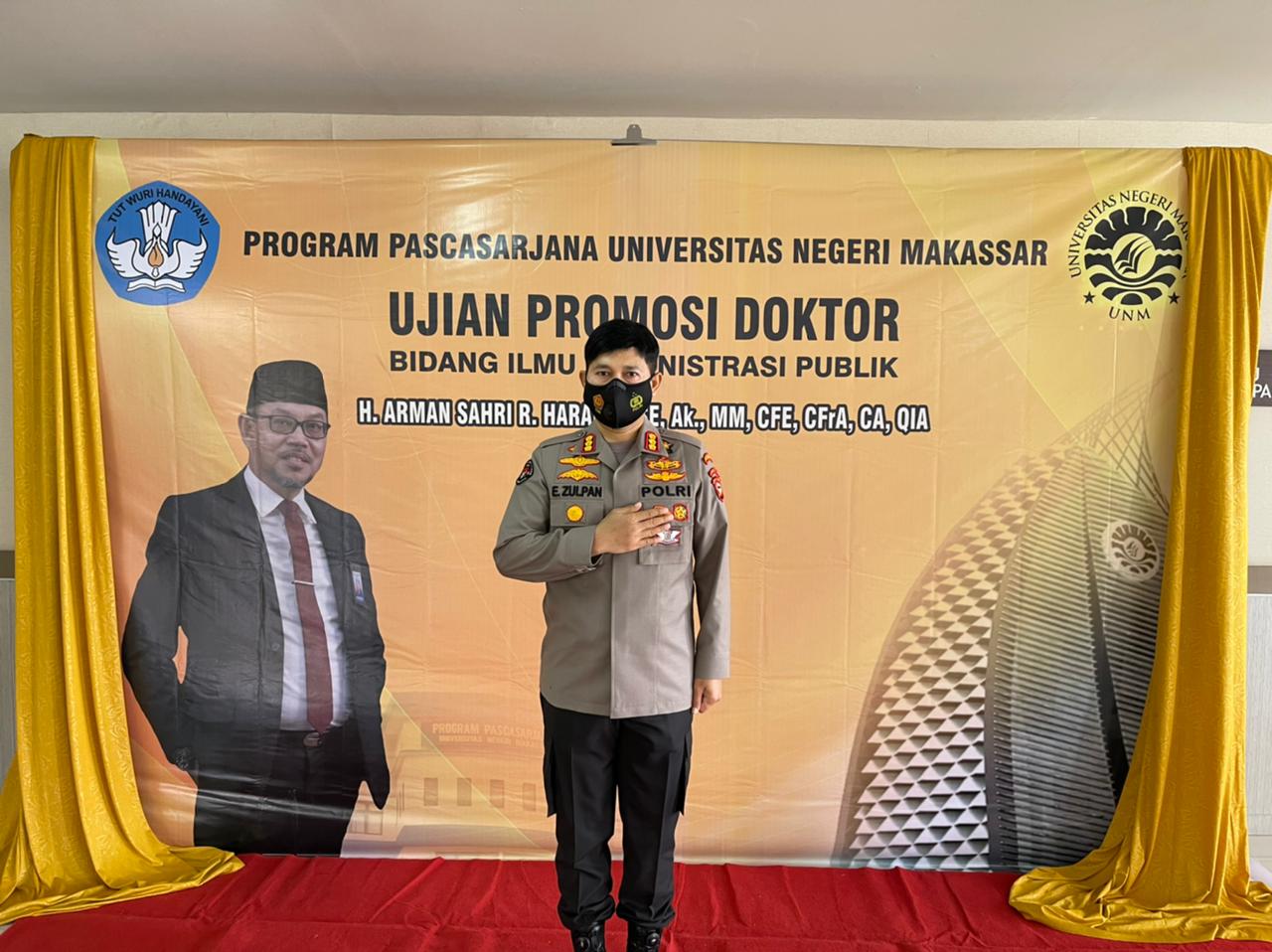 Kabid Humas  Hadiri Promosi Doktor Kepala Perwakilan BPKP Provinsi Sulsel