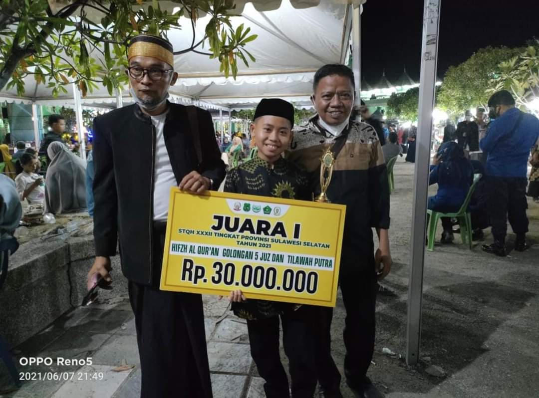 Gubernur Kucur Juara STQH Rp 30 Juta