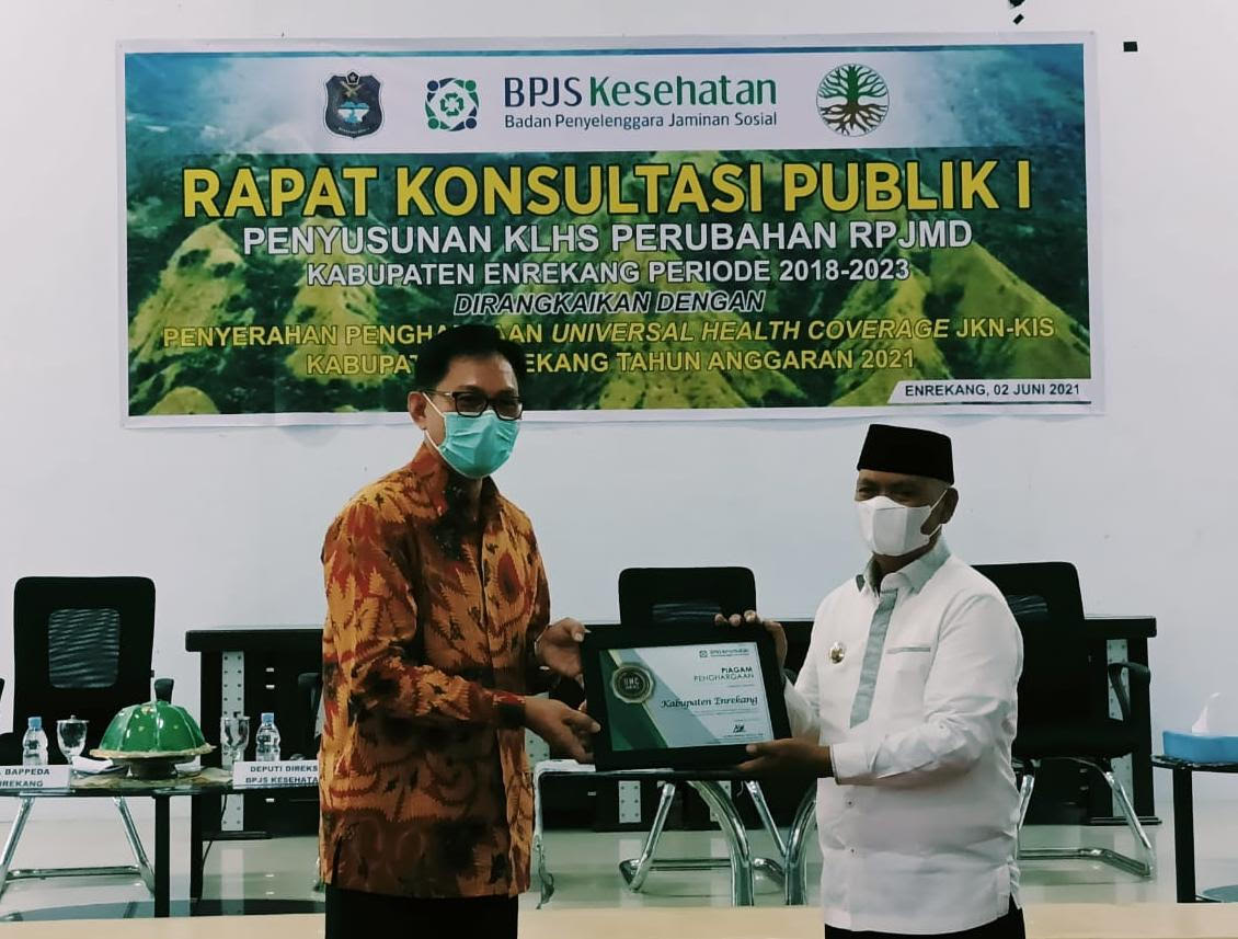 Enrekang Raih Penghargaan UHC