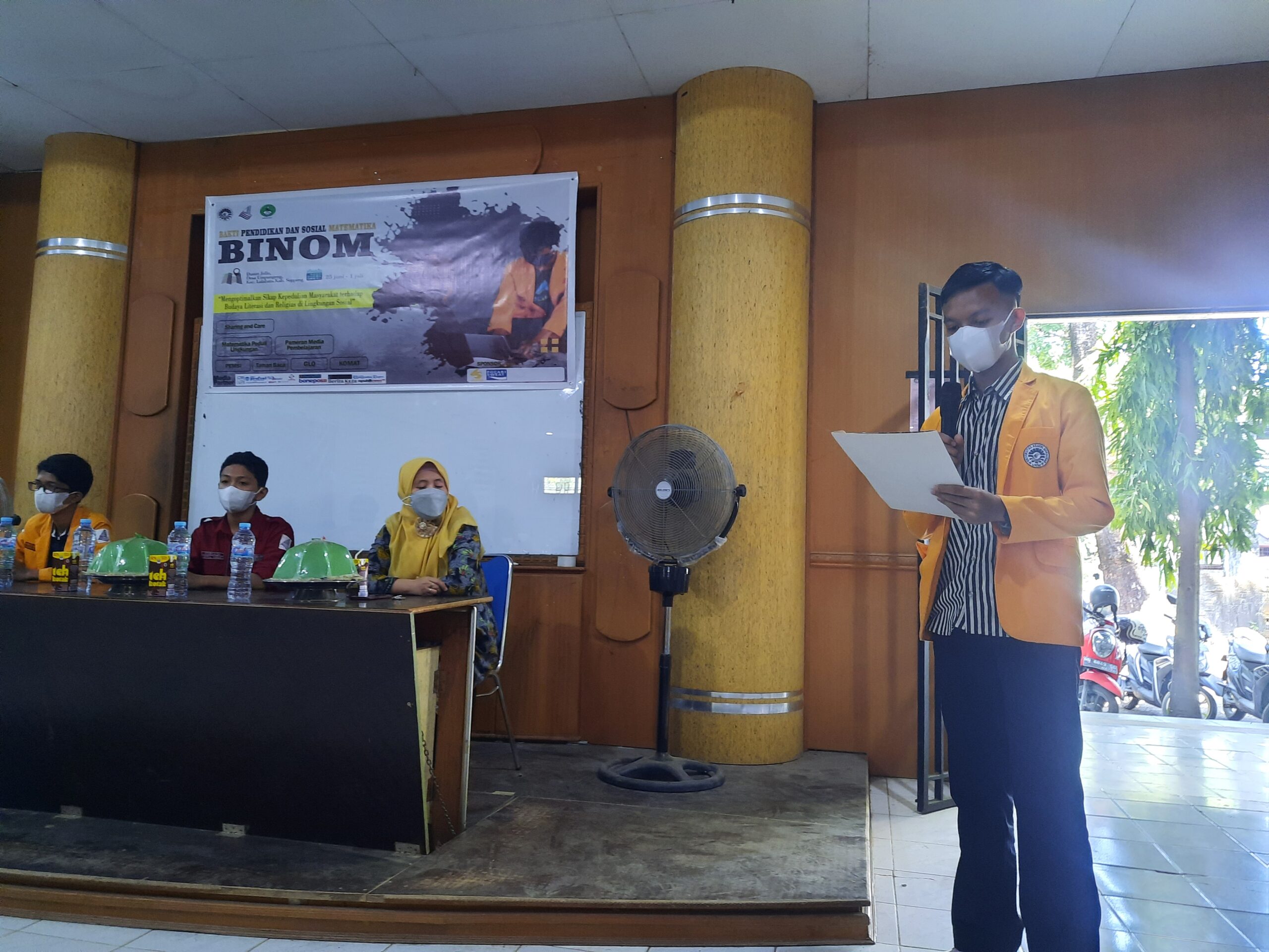 Binom 2021 HMJ Matematika FMIPA UNM Dilaksanakan di Soppeng