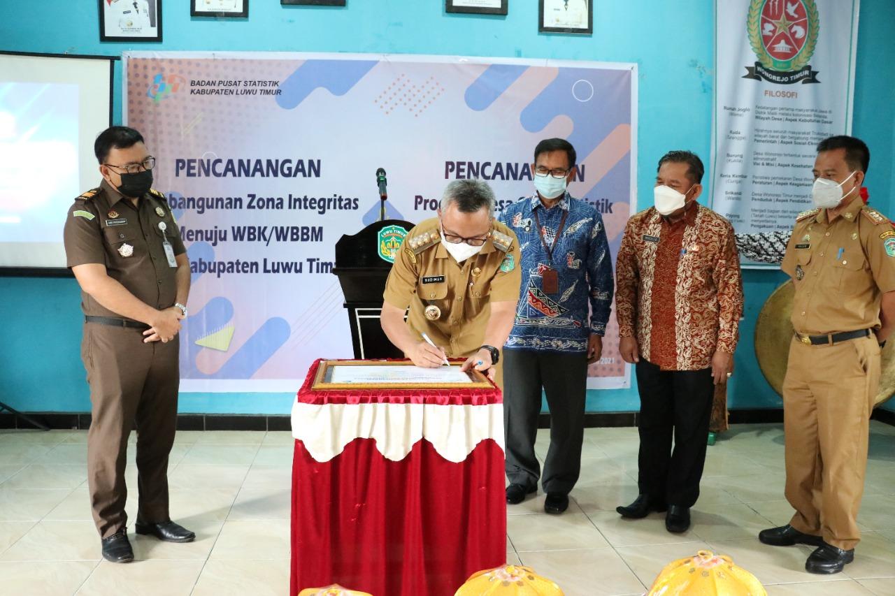 Wonorejo Timur Diresmikan  Sebagai Desa Cantik