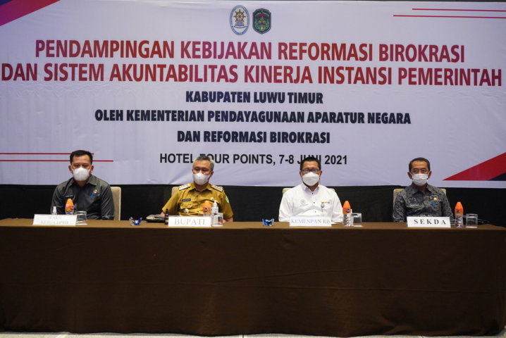 Kemenpan Dampingi Pemkab Evaluasi Sakip