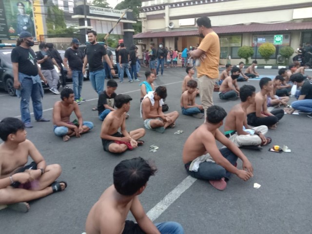 Terlibat Preman, Oknum Mahasiswa Terjaring Razia