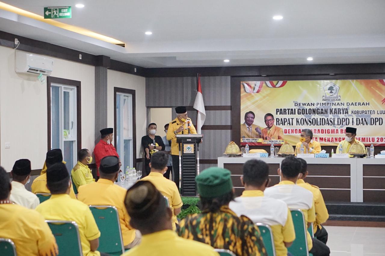 Golkar Luwu Siap Buktikan Kemenangan Airlangga dan TP