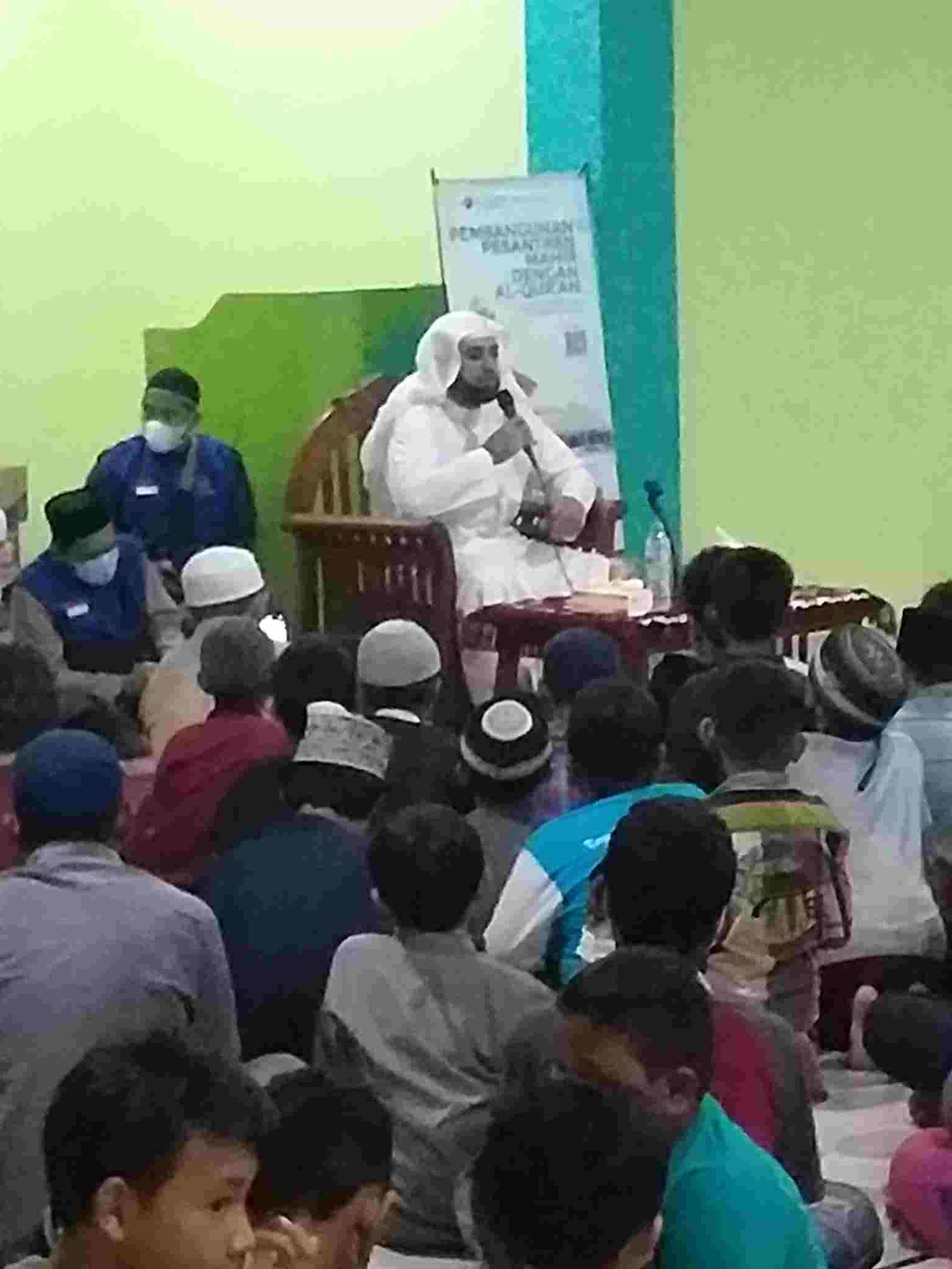 Syekh Muhammad Jaber Tausiah di Masjid Al Insan