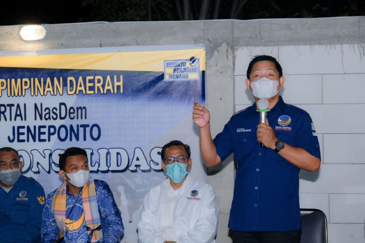 Paris Yasir Siap Menangkan Nasdem di Jeneponto