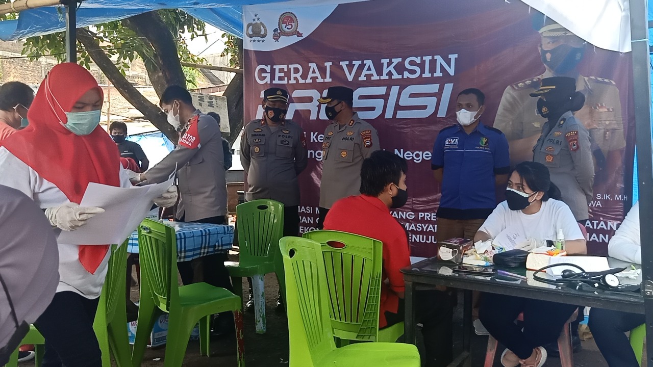 Polres Fasilitasi Vaksinasi Gratis