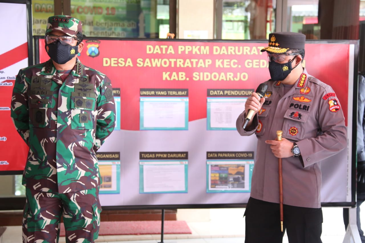 Kapolri: Akhir Agustus Warga Jatim Terima Hadiah Herd Immunity
