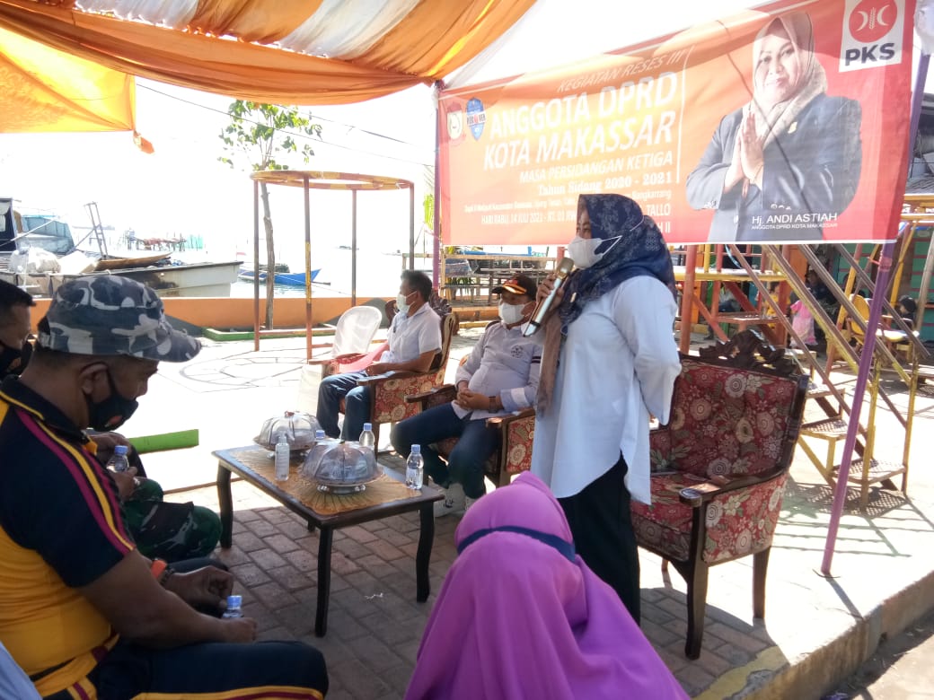 Andi Astiah Siap Perjuangkan Nasib Nelayan Kelurahan Tallo