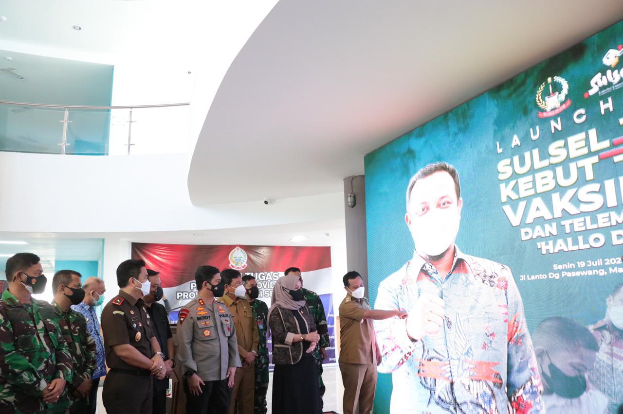Kapolda Sulsel Tegaskan Polda Sulsel dan Jajaran Siap Dukung Sulsel Kebut Vaksinasi