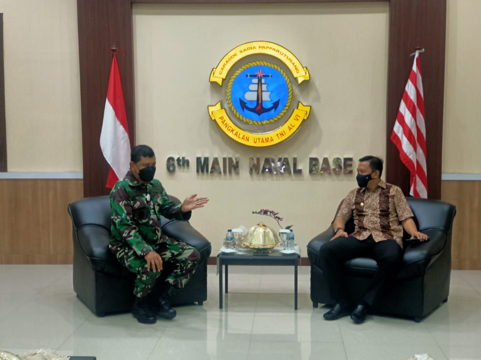 Bupati Basli Ali Temui Danlantamal VI, Selayar akan Miliki Pangkalan TNI AL