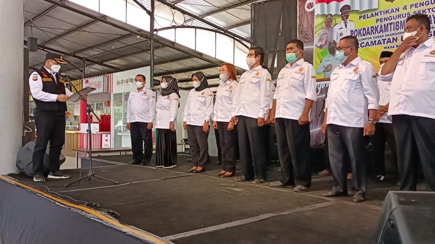 Pengurus Pokdarkamtibmas Biringkanaya Dilantik
