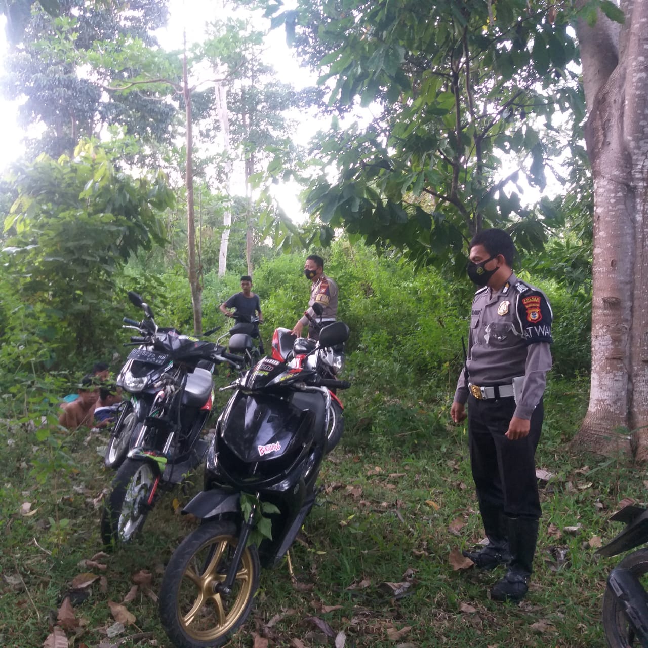 Sat Lantas Amankan Tujuh Motor Bali