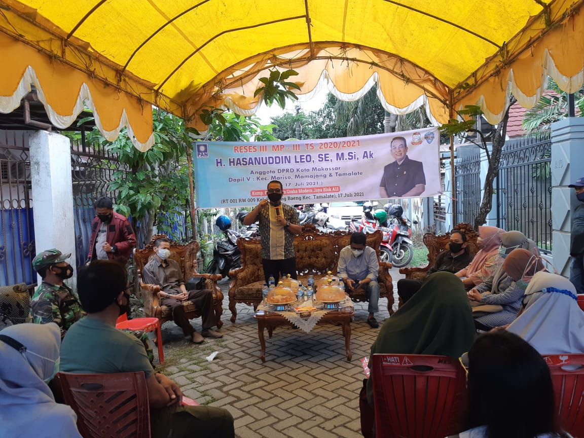 Reses Terakhir Hasanuddin Leo Terima Keluhan Vaksin dan Kartu KIS