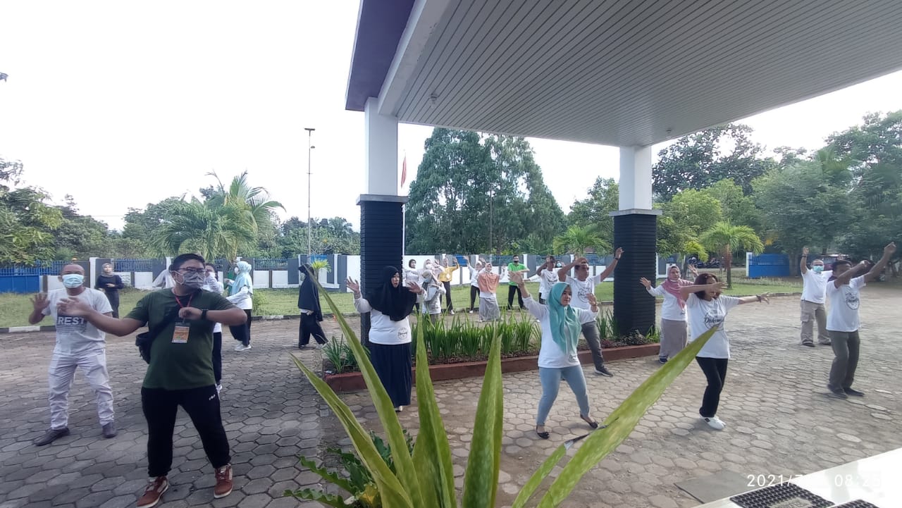 Dinas Kominfo Giatkan Senam Pagi
