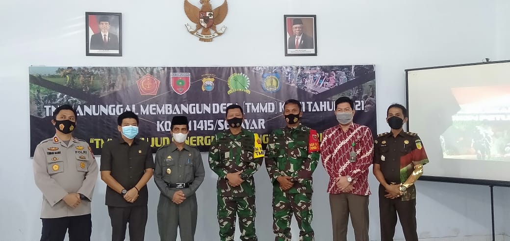 Wabup Hadiri Paparan Progres TMMD