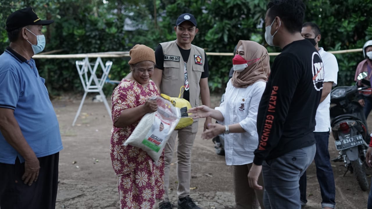 Gerindra Gowa Sasar Veteran dan Keluarga tak Mampu