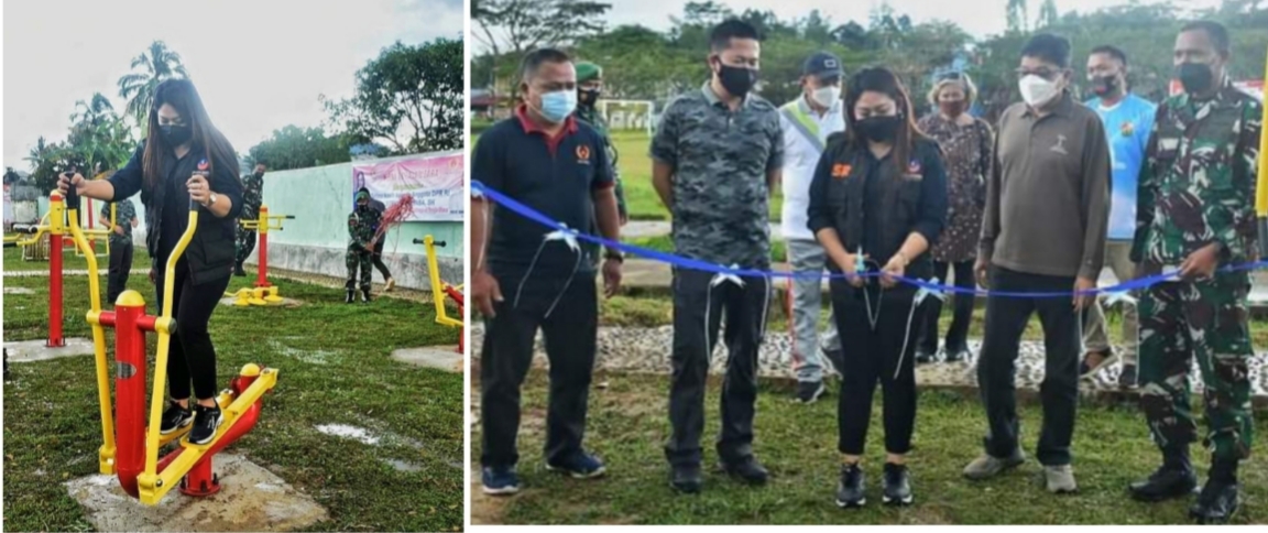 ESR Resmikan Fitness Outdor Rekreasi di Toraja Utara