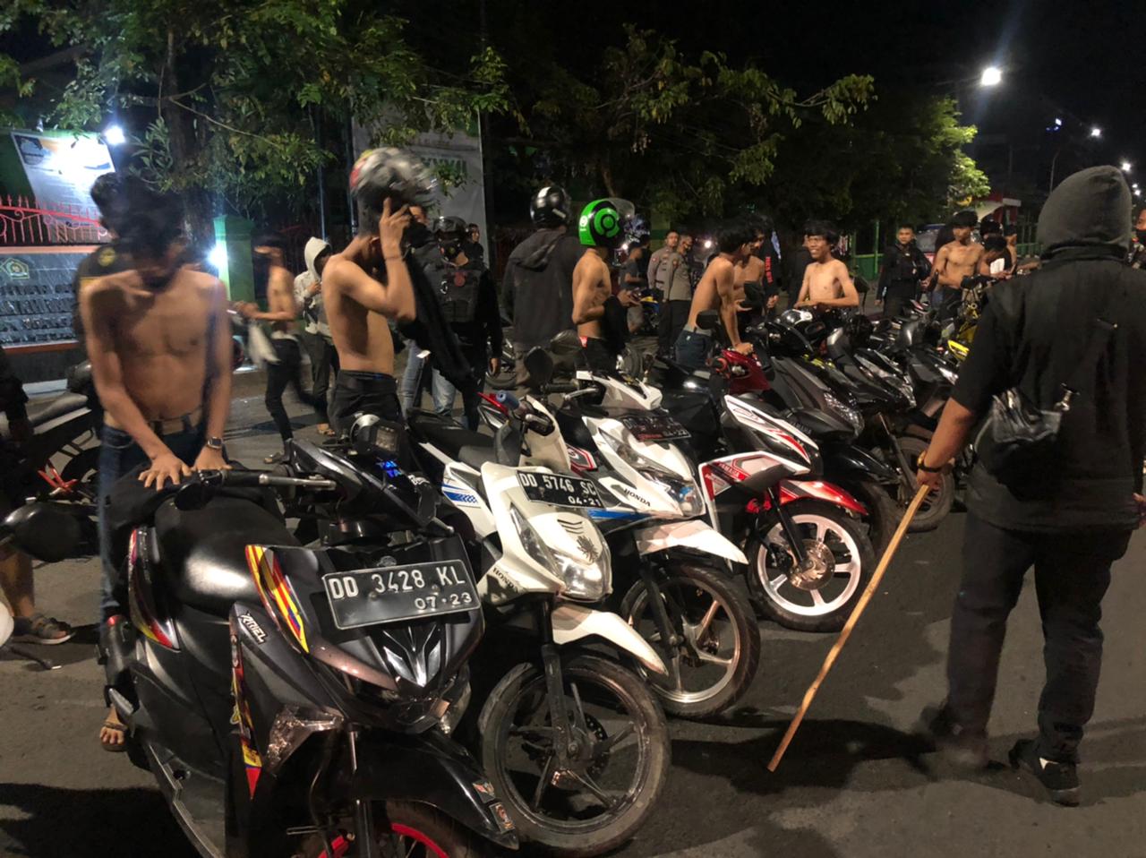 Puluhan BL Dibubarkan, Satu Ditangkap