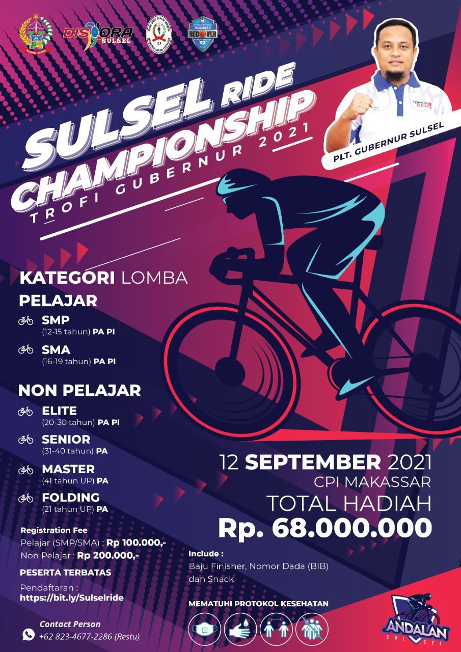 Sulsel Ride Championship  Belum Kantongi Izin