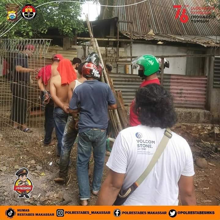 Enam Pelaku Judi Sabung Ayam Ditangkap