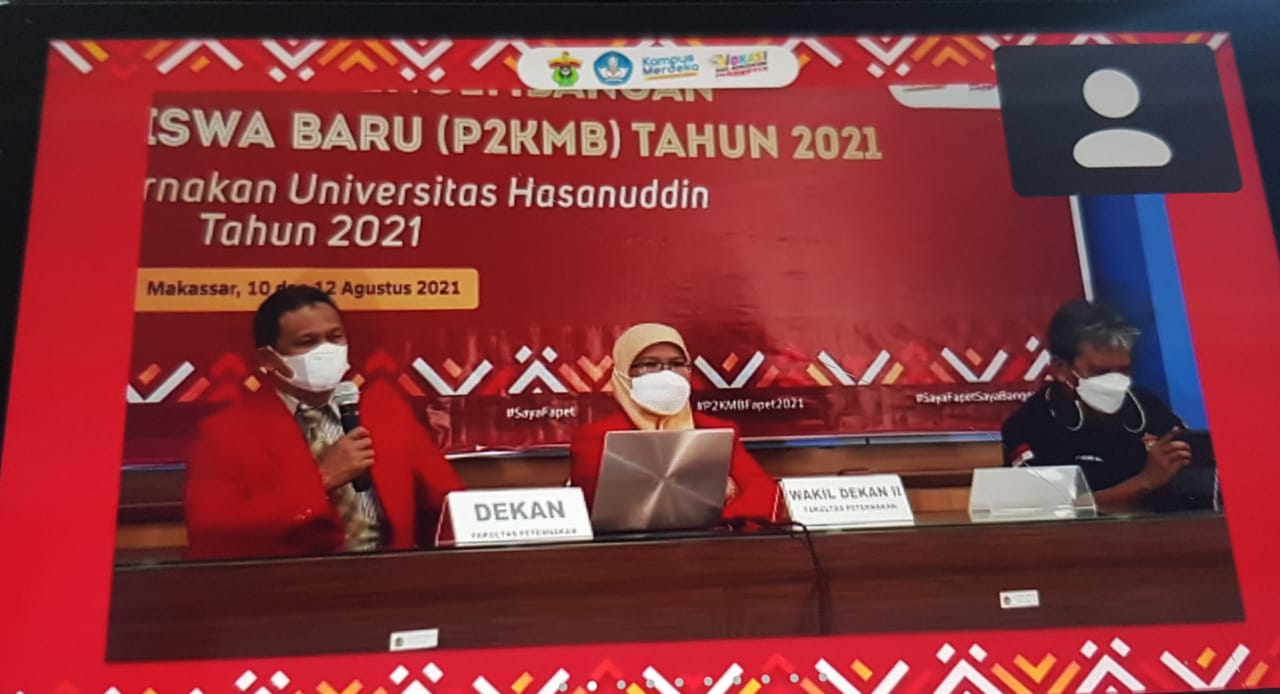 311 Maba Fapet Unhas Ikut P2KMB 2021, Ini Materinya