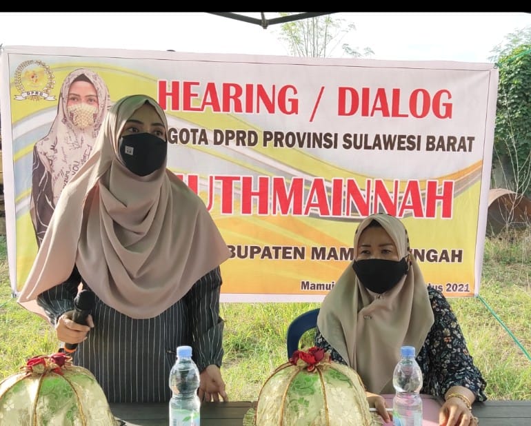 Kunjungi Konstituennya di Topoyo, Muthmainnah Ajak Masyarakat Secara Bersama Menjaga Kesehatan Diri dan Lingkungan